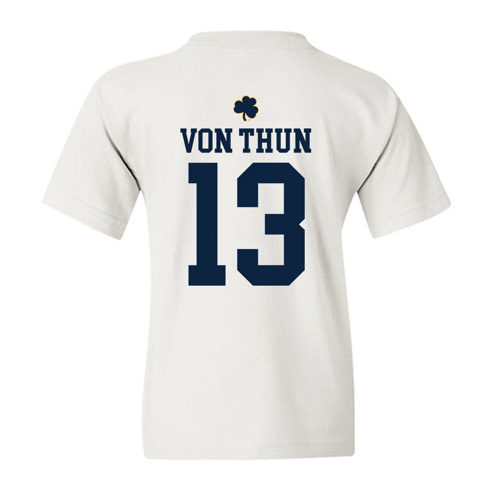 Notre Dame - NCAA Men's Soccer : Martin von Thun - Classic Shersey Youth T-Shirt-1