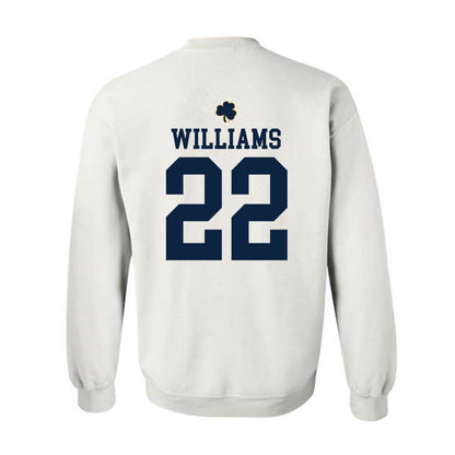 Notre Dame - NCAA Football : Aneyas Williams - Classic Shersey Crewneck Sweatshirt-1