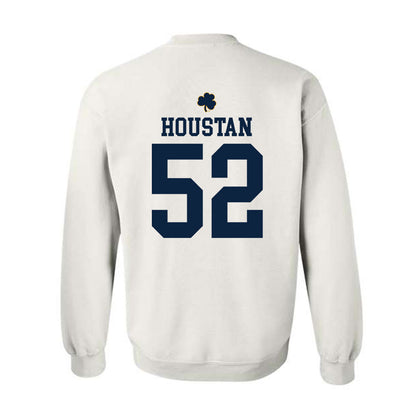 Notre Dame - NCAA Football : Devan Houstan - Classic Shersey Crewneck Sweatshirt-1