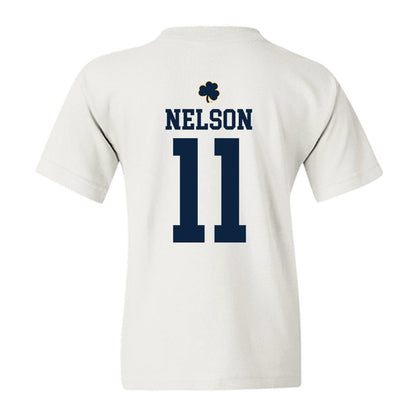 Notre Dame - NCAA Men's Ice Hockey : Danny Nelson - Classic Shersey Youth T-Shirt-1