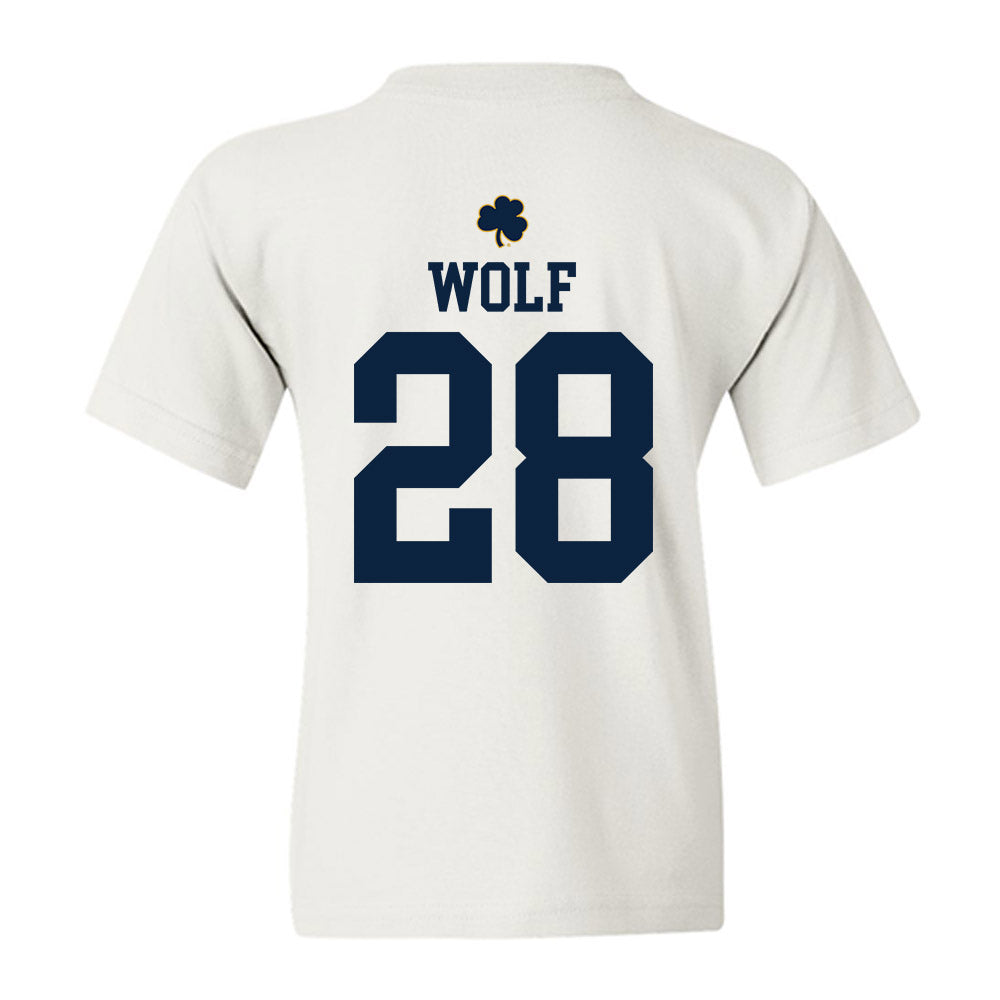 Notre Dame - NCAA Baseball : Rhys Wolf - Classic Shersey Youth T-Shirt-1