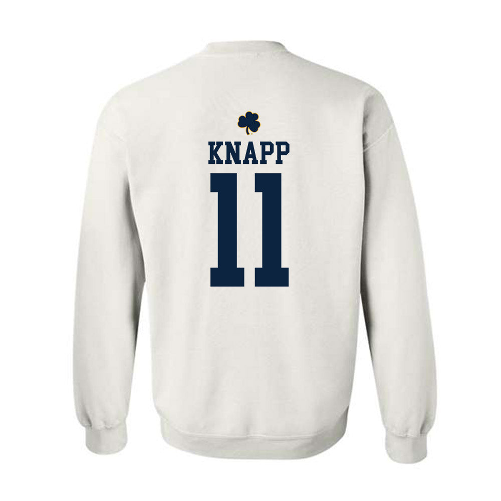 Notre Dame - NCAA Women's Soccer : Tessa Knapp - Classic Shersey Crewneck Sweatshirt-1