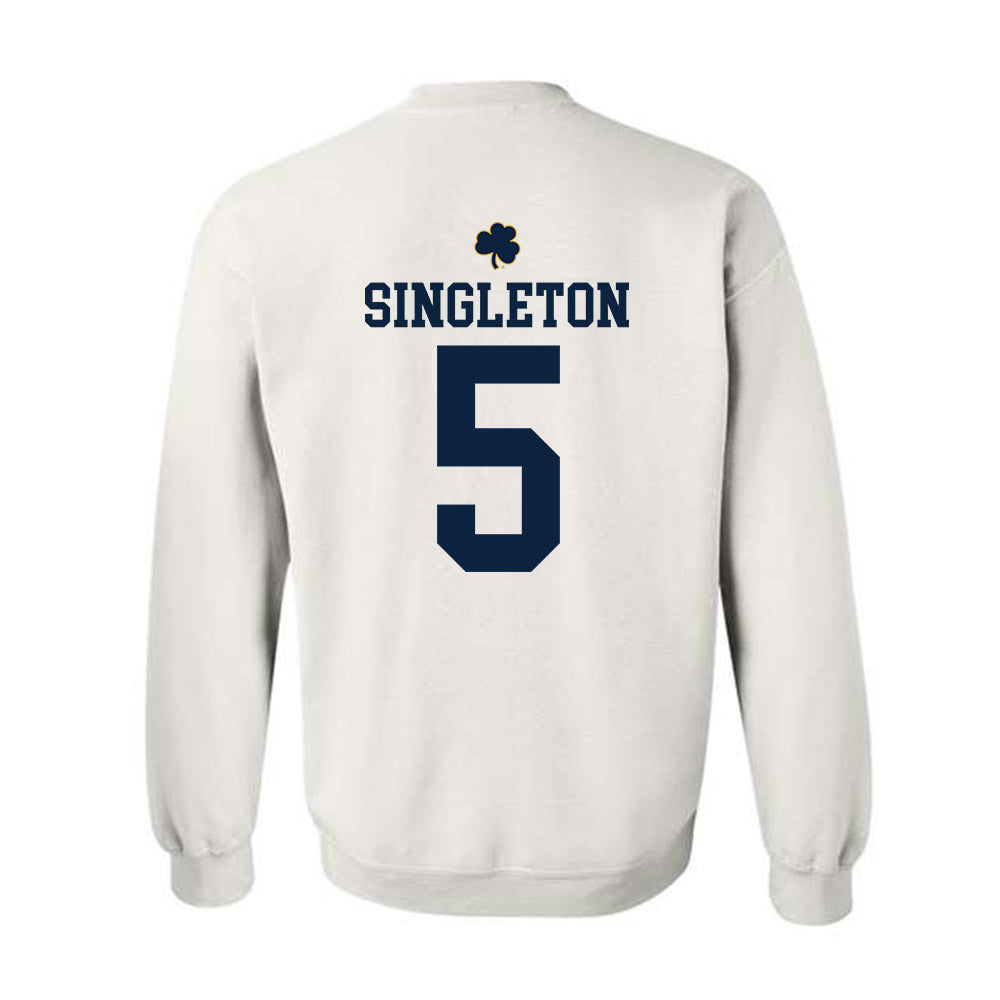 Notre Dame - NCAA Baseball : Dylan Singleton - Classic Shersey Crewneck Sweatshirt-1