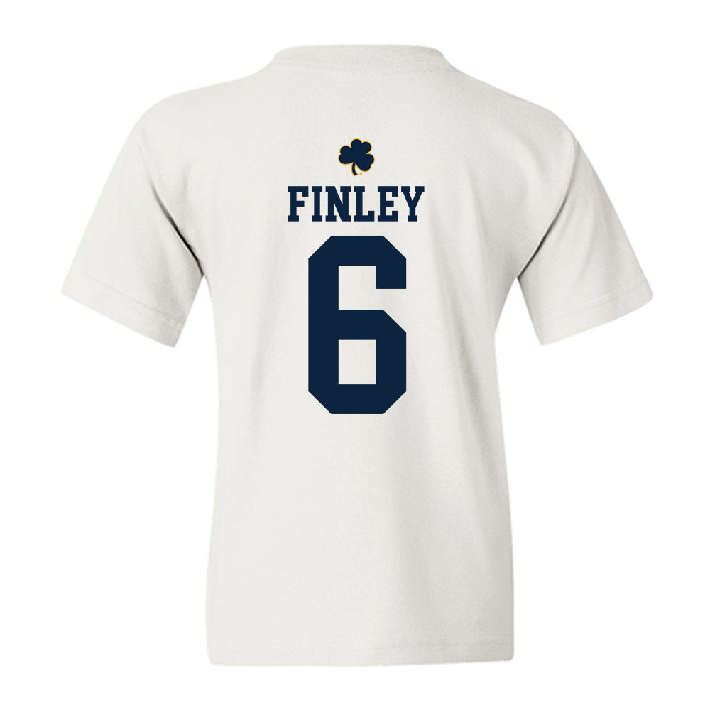 Notre Dame - NCAA Men's Lacrosse : Fisher Finley - Classic Shersey Youth T-Shirt-1