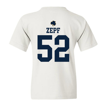 Notre Dame - NCAA Men's Lacrosse : Alex Zepf - Classic Shersey Youth T-Shirt-1