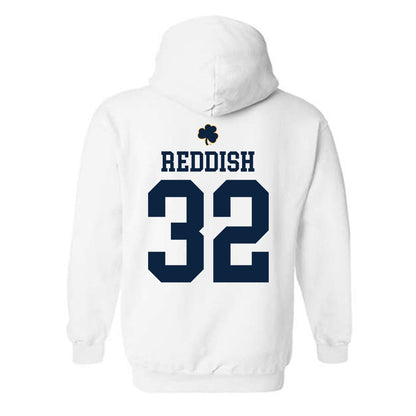 Notre Dame - NCAA Football : Nick Reddish - Classic Shersey Hooded Sweatshirt-1