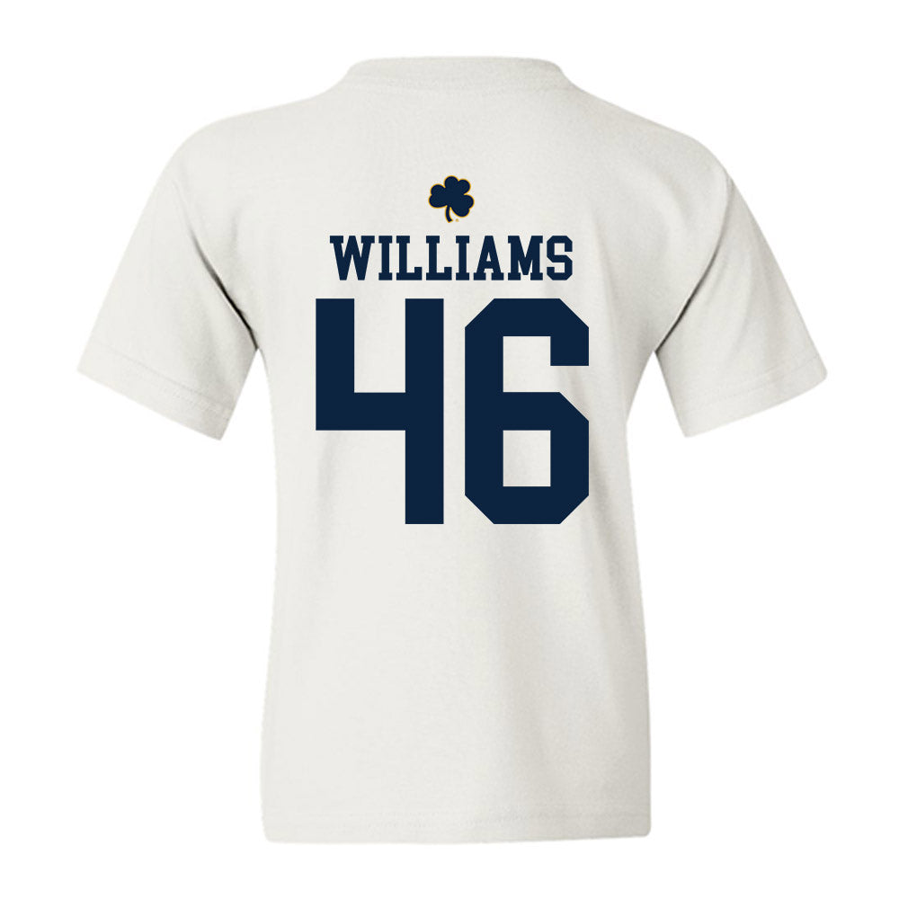 Notre Dame - NCAA Football : Matt Williams - Classic Shersey Youth T-Shirt-1