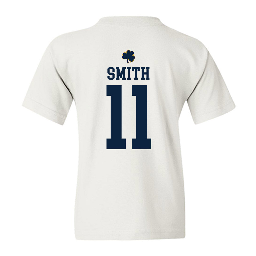 Notre Dame - NCAA Women's Basketball : Jordyn Smith - Classic Shersey Youth T-Shirt-1