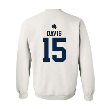 Notre Dame - NCAA Men's Lacrosse : Anderson Davis - Classic Shersey Crewneck Sweatshirt-1