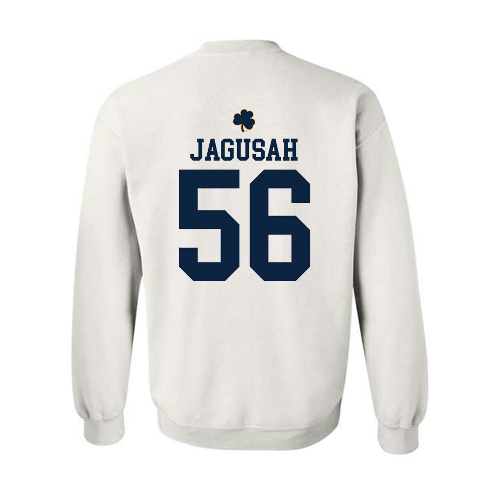 Notre Dame - NCAA Football : Charles Jagusah - Classic Shersey Crewneck Sweatshirt-1