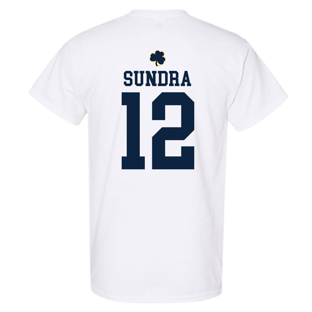 Notre Dame - NCAA Men's Basketball : Garrett Sundra - Classic Shersey T-Shirt-1