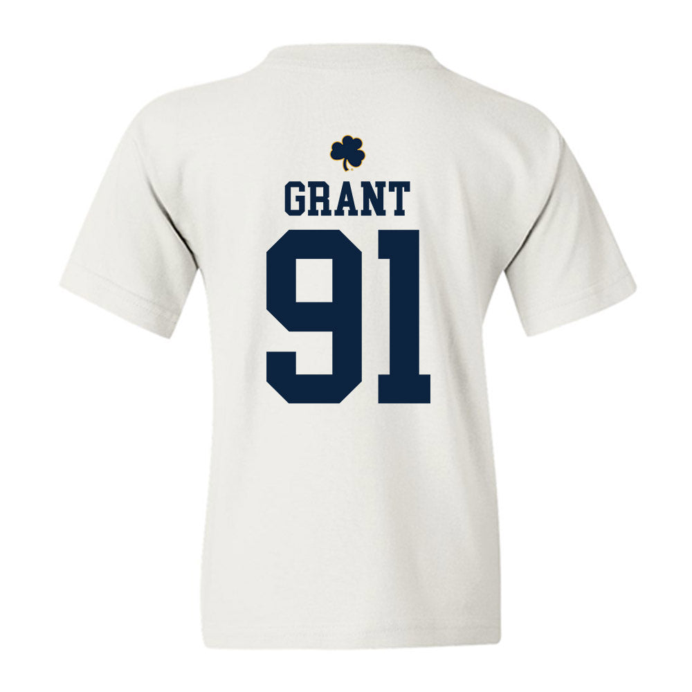 Notre Dame - NCAA Men's Lacrosse : Griffin Grant - Classic Shersey Youth T-Shirt-1