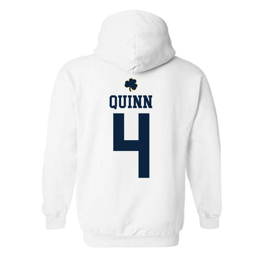 Notre Dame - NCAA Men's Ice Hockey : Michael Quinn - Classic Shersey Hooded Sweatshirt-1
