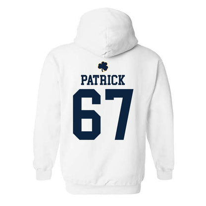 Notre Dame - NCAA Football : Gregory Patrick - Classic Shersey Hooded Sweatshirt-1