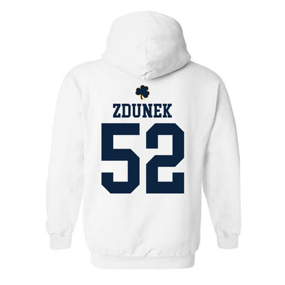 Notre Dame - NCAA Baseball : Eric Zdunek - Classic Shersey Hooded Sweatshirt-1