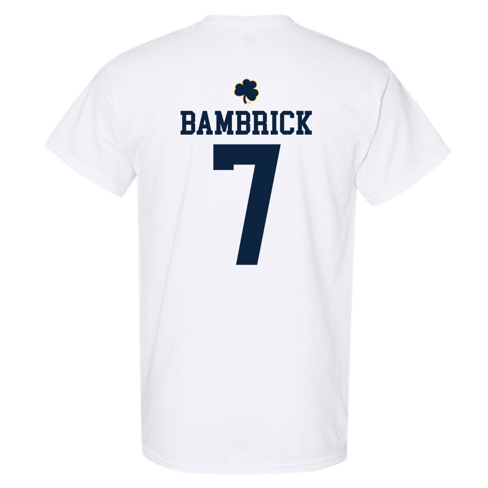 Notre Dame - NCAA Men's Lacrosse : Joey Bambrick - Classic Shersey T-Shirt-1