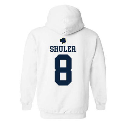 Notre Dame - NCAA Football : Adon Shuler - Classic Shersey Hooded Sweatshirt-1