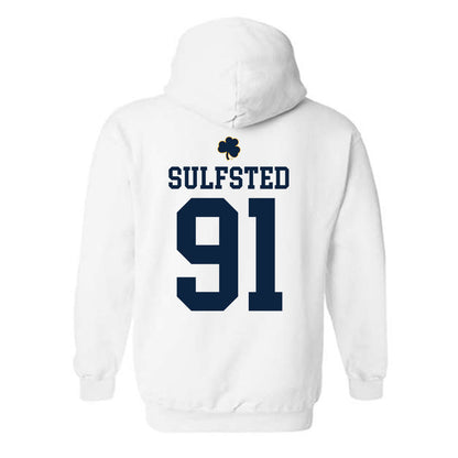 Notre Dame - NCAA Football : Gordy Sulfsted - Classic Shersey Hooded Sweatshirt-1