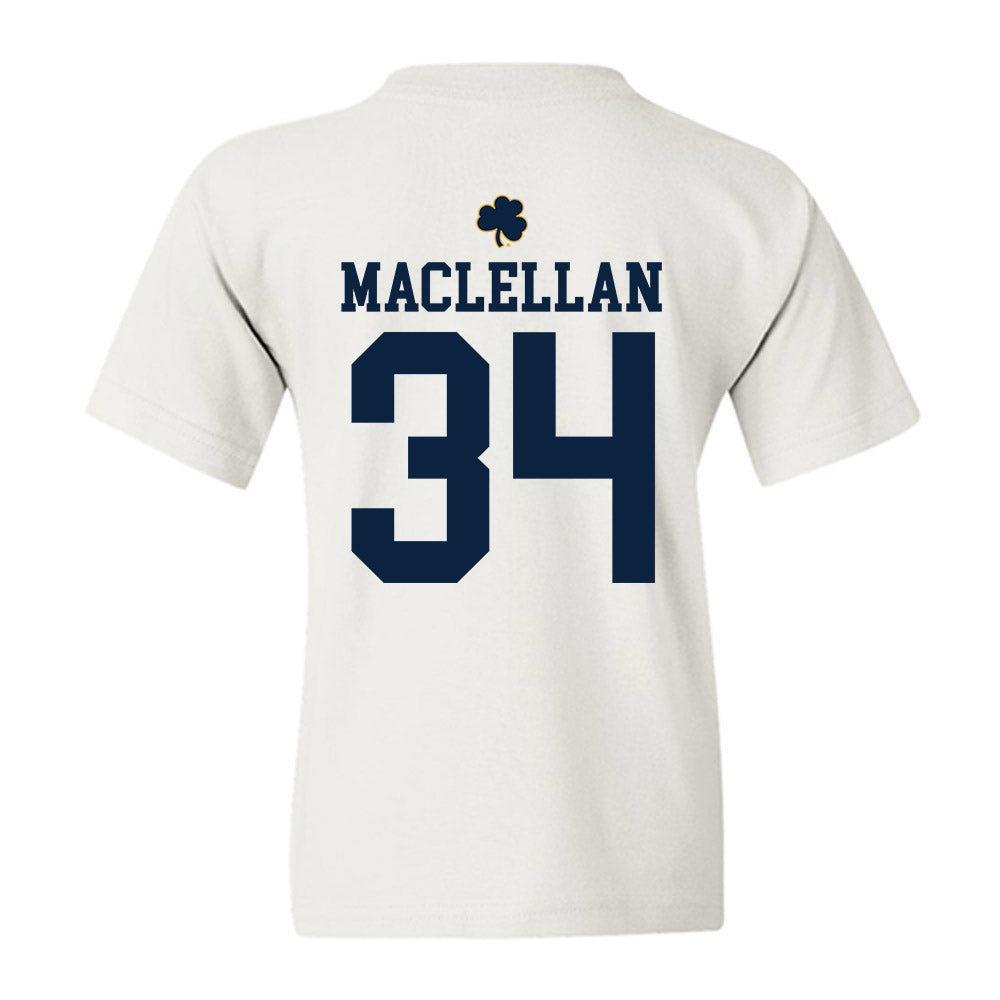Notre Dame - NCAA Men's Basketball : Matthew MacLellan - Classic Shersey Youth T-Shirt-1