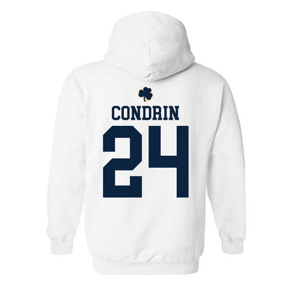 Notre Dame - NCAA Baseball : Luke Condrin - Classic Shersey Hooded Sweatshirt-1