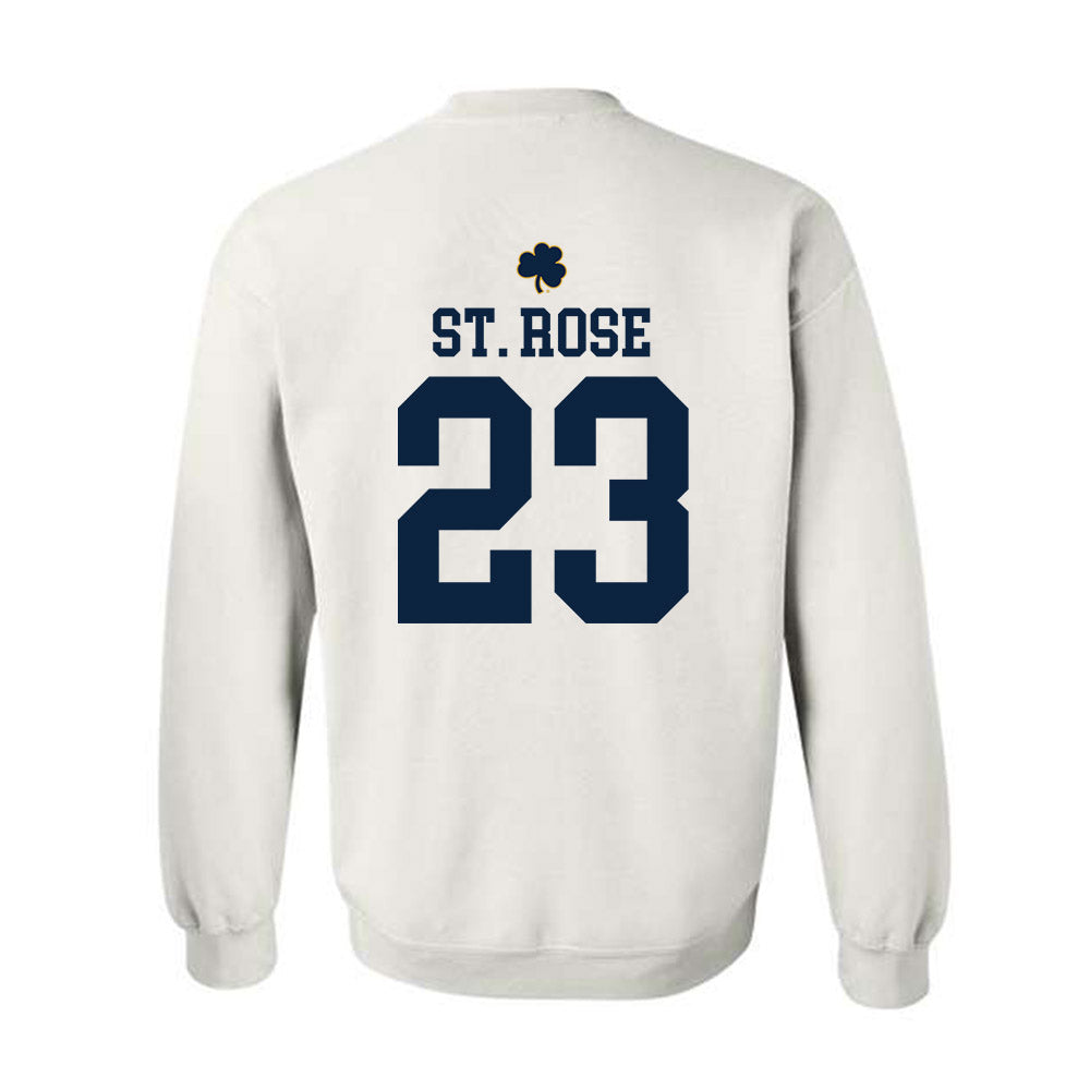 Notre Dame - NCAA Women's Basketball : Madison St. Rose - Classic Shersey Crewneck Sweatshirt-1