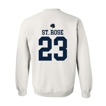 Notre Dame - NCAA Women's Basketball : Madison St. Rose - Classic Shersey Crewneck Sweatshirt-1
