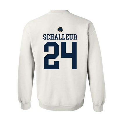 Notre Dame - NCAA Women's Lacrosse : Bailey Schalleur - Classic Shersey Crewneck Sweatshirt-1