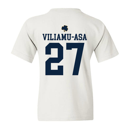 Notre Dame - NCAA Football : Kyngstonn Viliamu-Asa - Classic Shersey Youth T-Shirt-1
