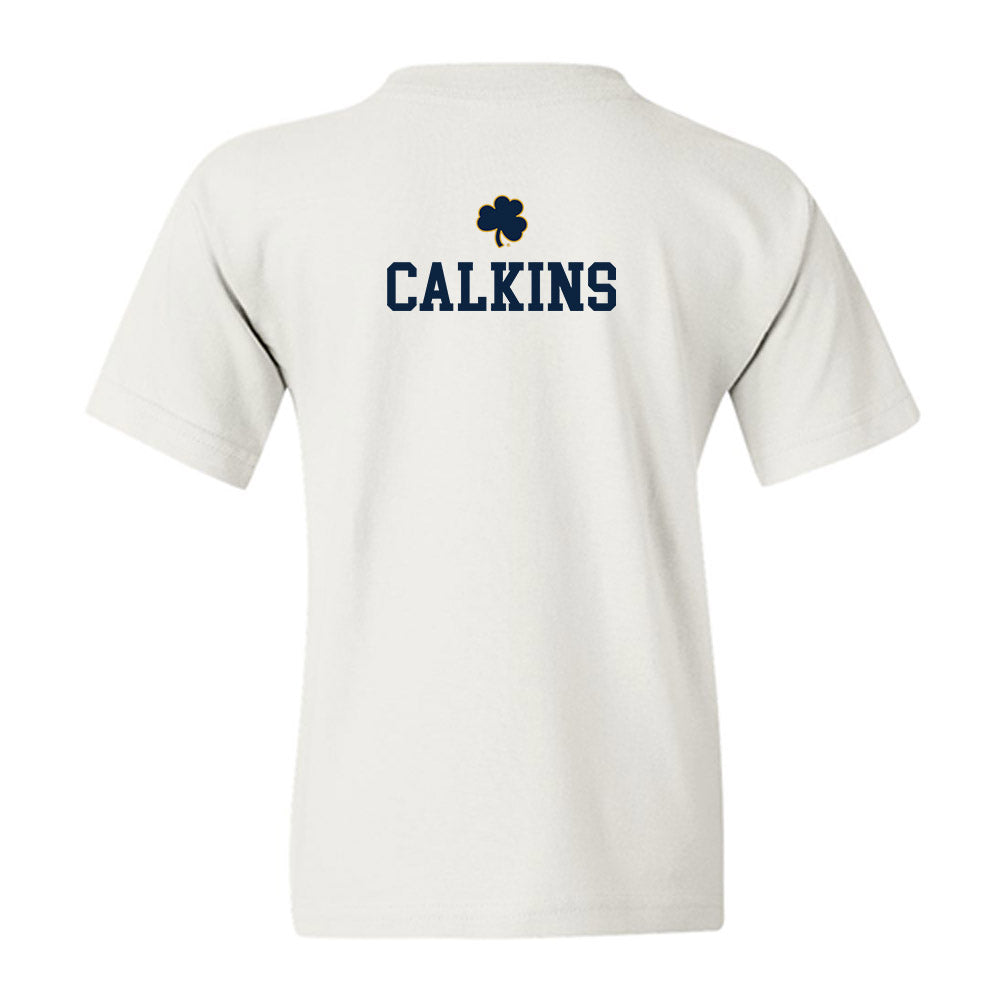 Notre Dame - NCAA Men's Swimming & Diving : Brady Calkins - Classic Shersey Youth T-Shirt-1