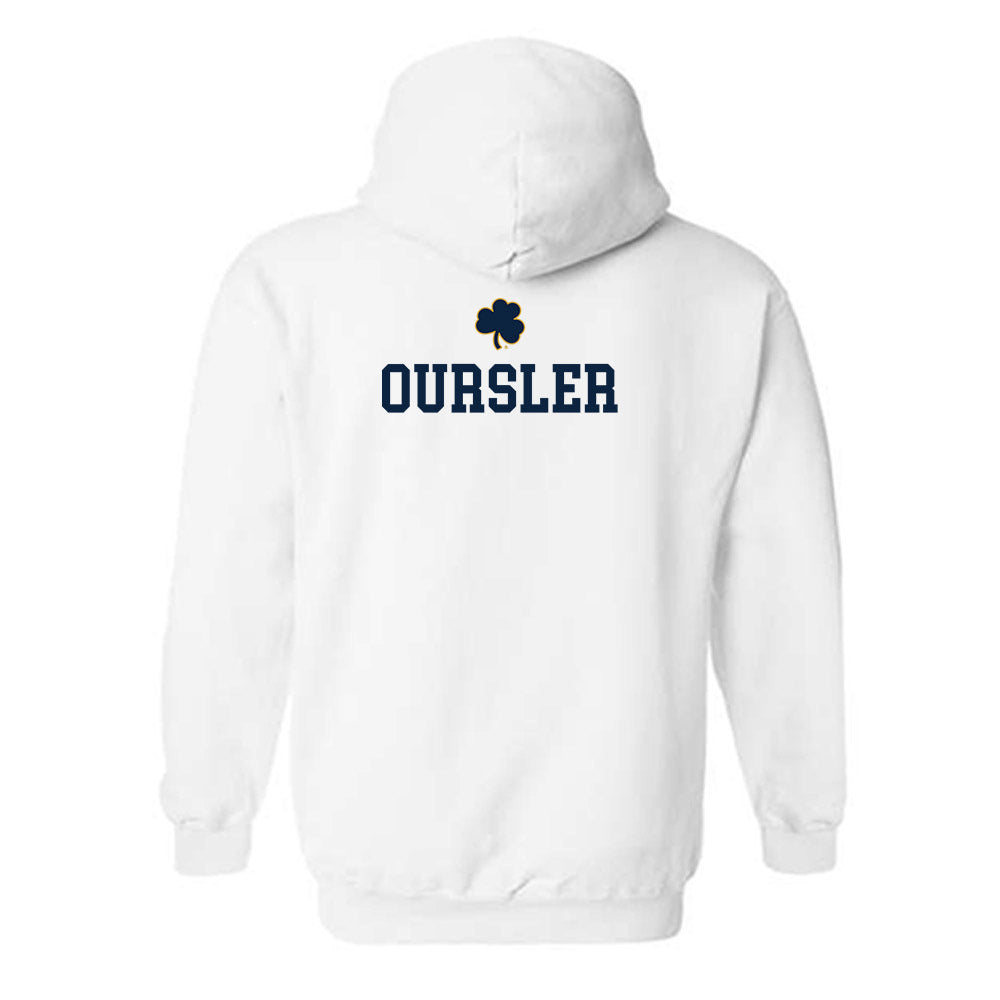 Notre Dame - NCAA Men's Fencing : Jack Oursler - Classic Shersey Hooded Sweatshirt-1