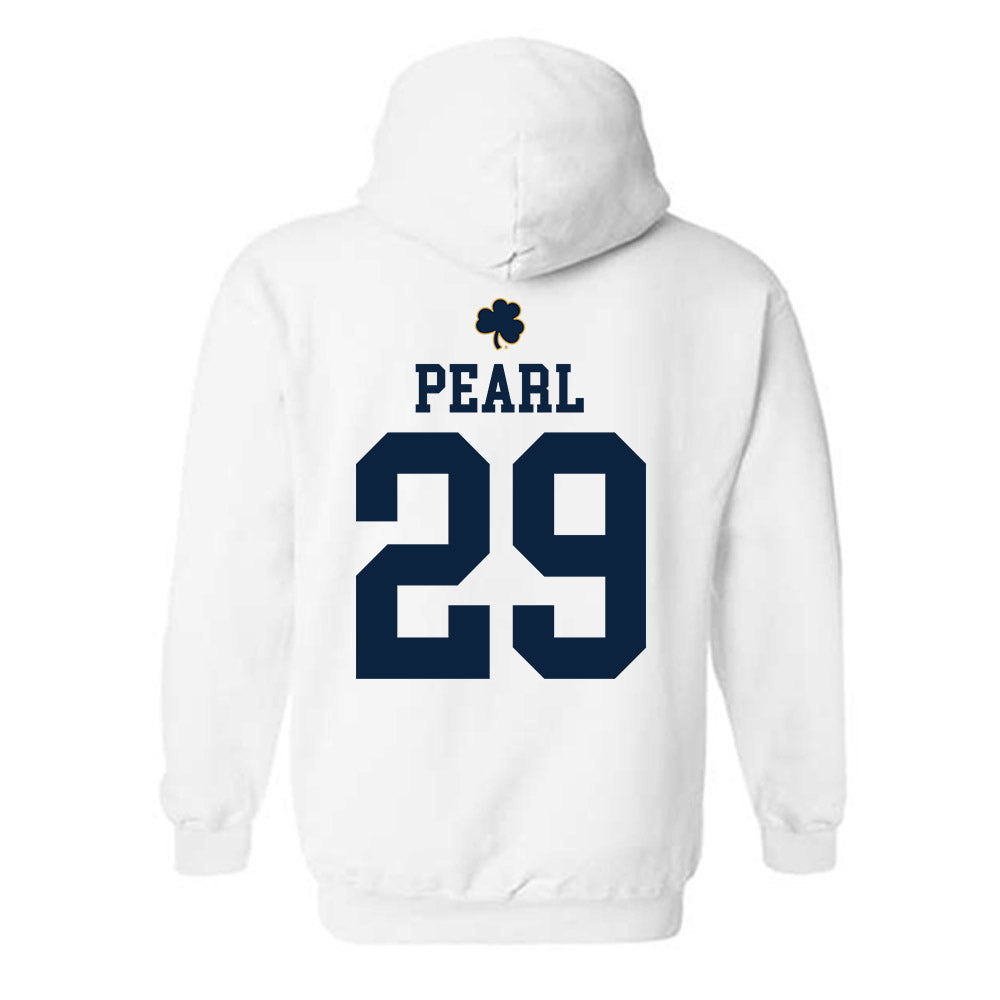 Notre Dame - NCAA Women's Soccer : Rowan Pearl - Classic Shersey Hooded Sweatshirt-1