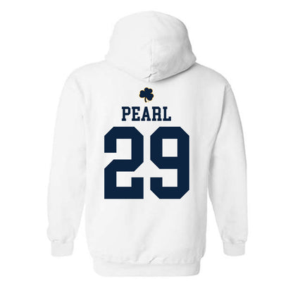 Notre Dame - NCAA Women's Soccer : Rowan Pearl - Classic Shersey Hooded Sweatshirt-1