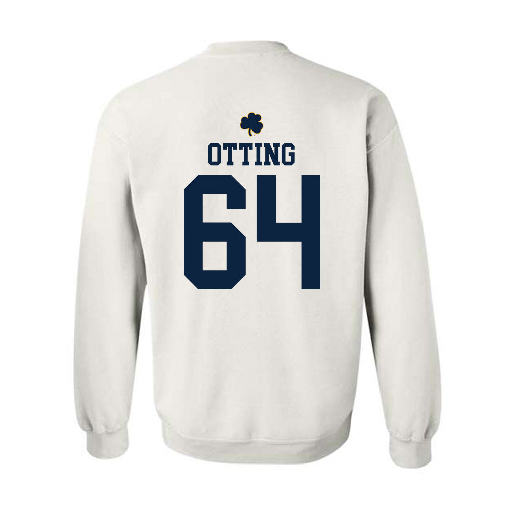 Notre Dame - NCAA Football : Joe Otting - Classic Shersey Crewneck Sweatshirt-1
