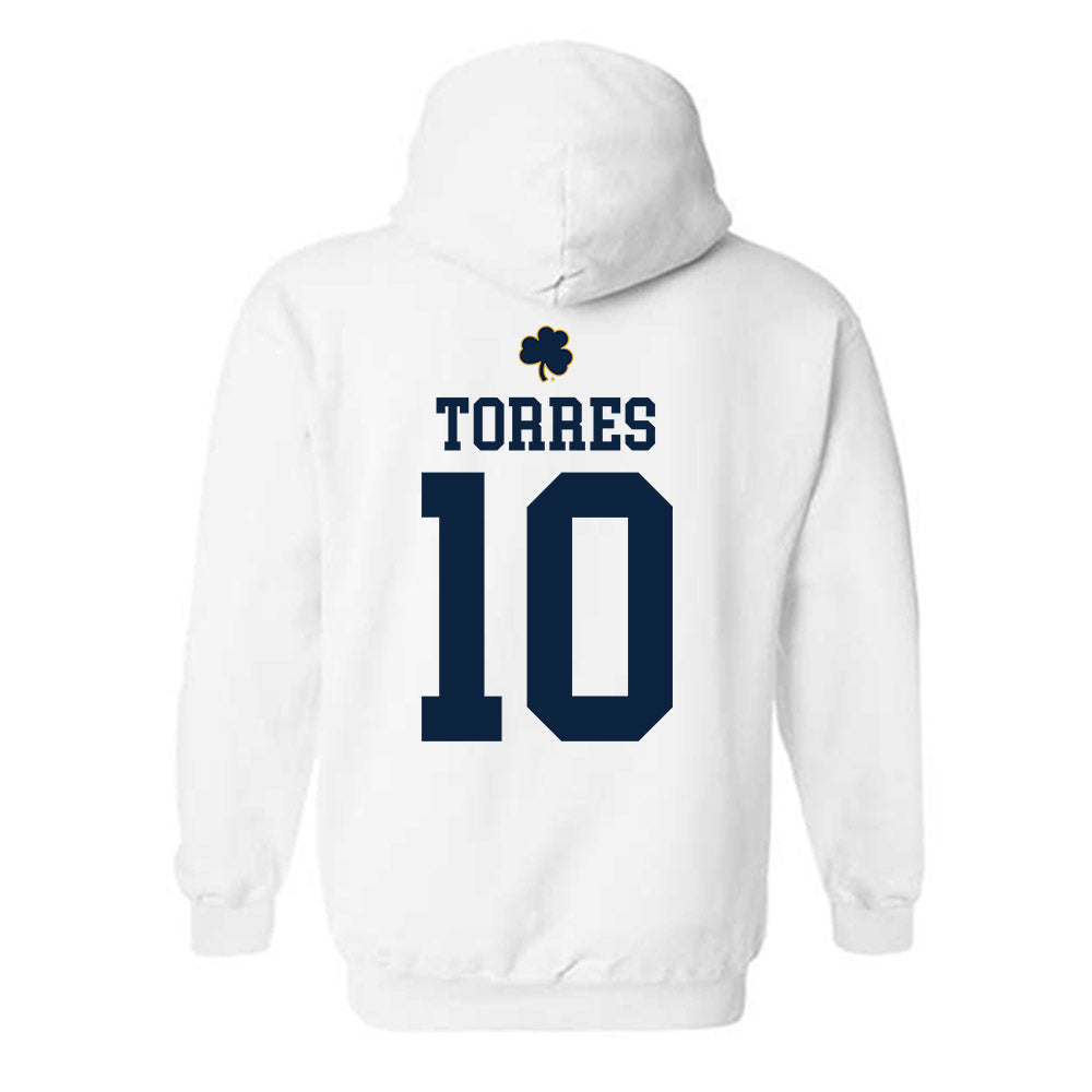 Notre Dame - NCAA Softball : Jillian Torres - Classic Shersey Hooded Sweatshirt-1