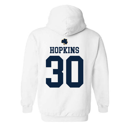 Notre Dame - NCAA Women's Lacrosse : Brooke Hopkins - Classic Shersey Hooded Sweatshirt-1