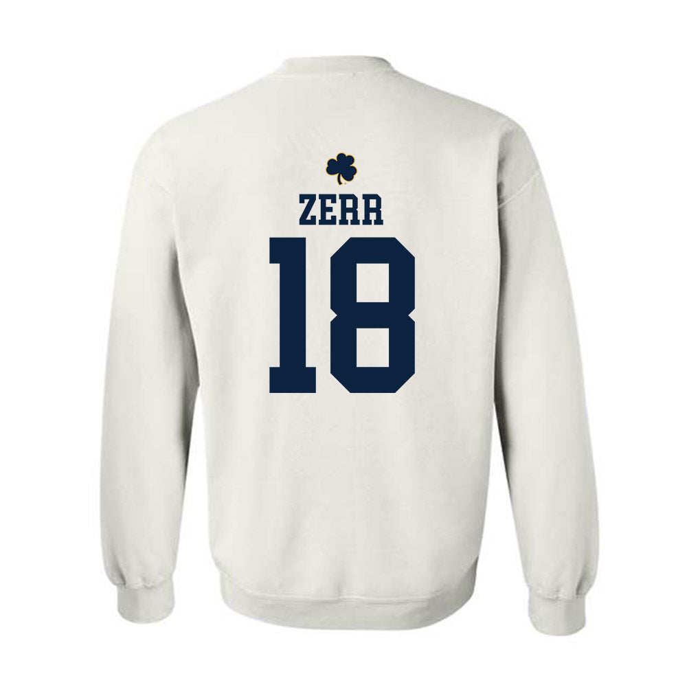 Notre Dame - NCAA Baseball : Aiden Zerr - Classic Shersey Crewneck Sweatshirt-1