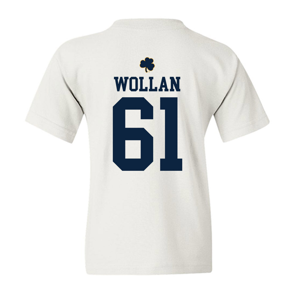 Notre Dame - NCAA Football : Robbie Wollan - Classic Shersey Youth T-Shirt-1
