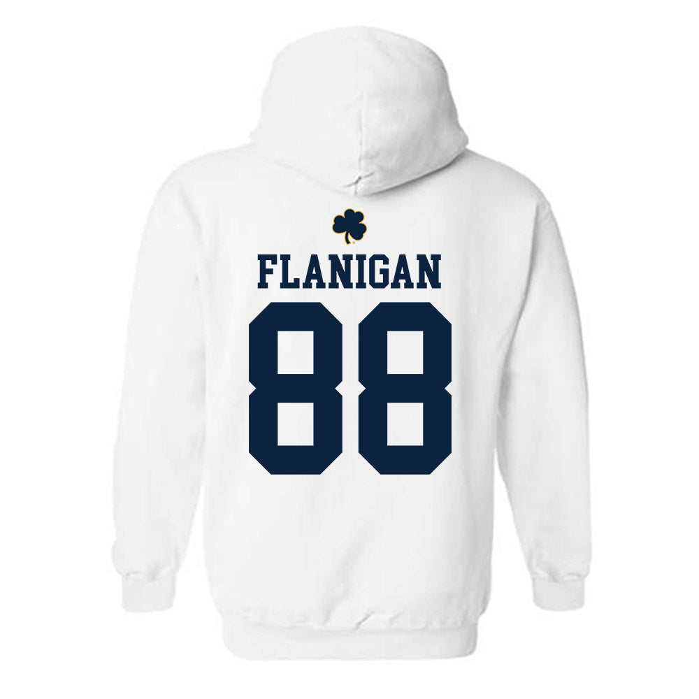 Notre Dame - NCAA Football : James Flanigan - Classic Shersey Hooded Sweatshirt-1