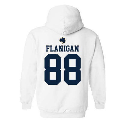 Notre Dame - NCAA Football : James Flanigan - Classic Shersey Hooded Sweatshirt-1