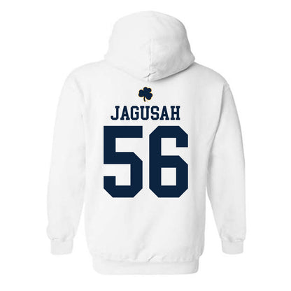 Notre Dame - NCAA Football : Charles Jagusah - Classic Shersey Hooded Sweatshirt-1