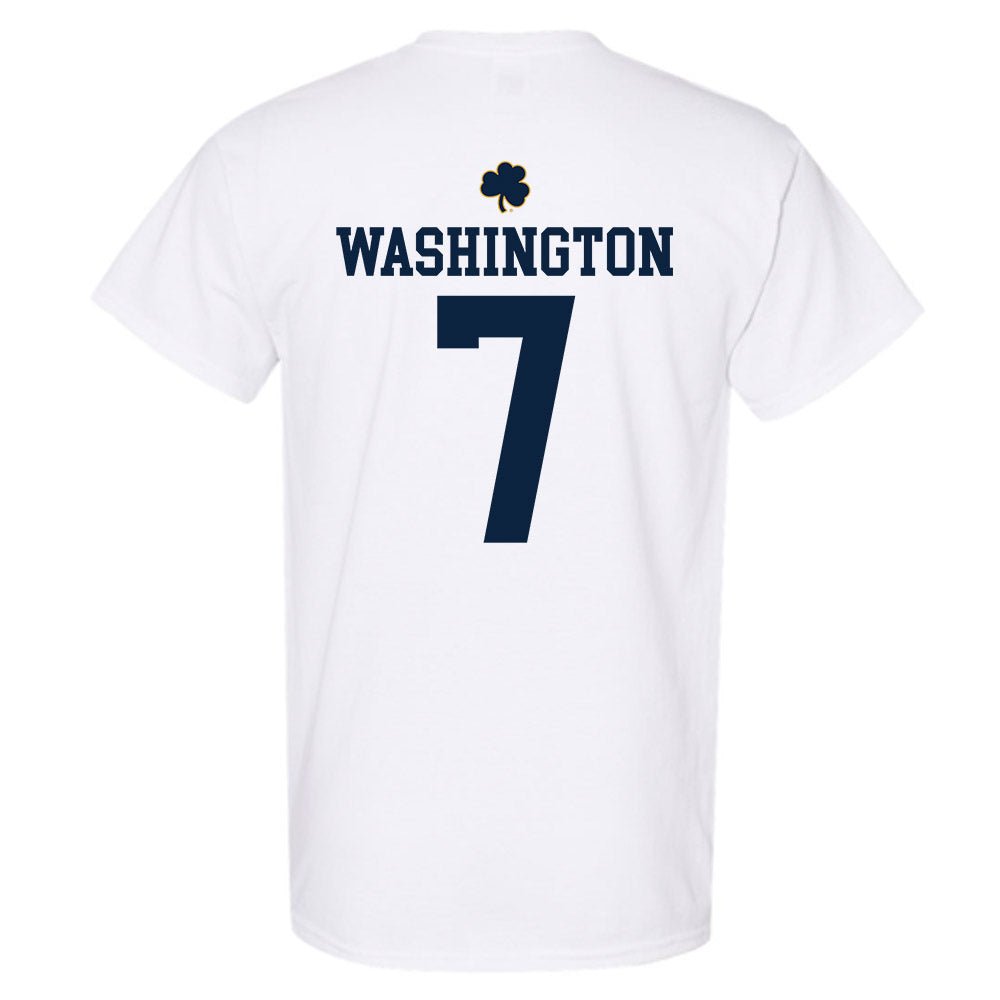 Notre Dame - NCAA Football : Tyrus Washington - Classic Shersey T-Shirt-1