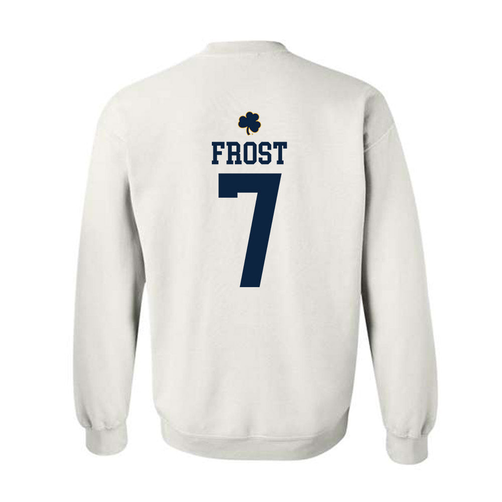 Notre Dame - NCAA Men's Basketball : Ryder Frost - Classic Shersey Crewneck Sweatshirt-1