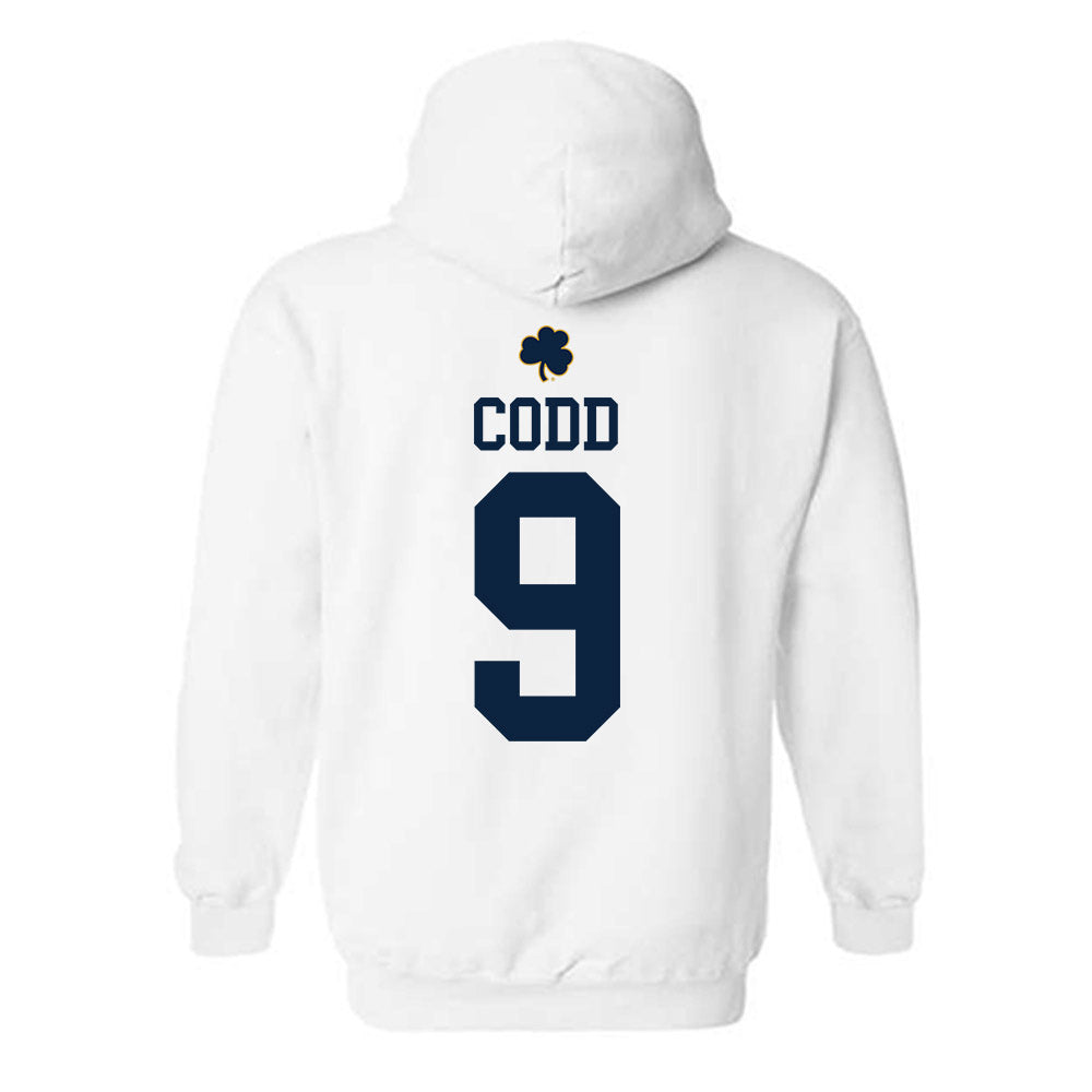 Notre Dame - NCAA Women's Soccer : Charlie Codd - Classic Shersey Hooded Sweatshirt-1