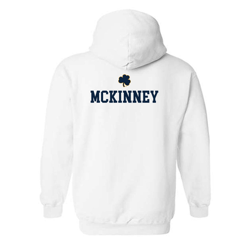 Notre Dame - NCAA Football : D.J. Mckinney - Classic Shersey Hooded Sweatshirt-1