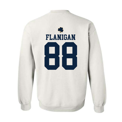 Notre Dame - NCAA Football : James Flanigan - Classic Shersey Crewneck Sweatshirt-1