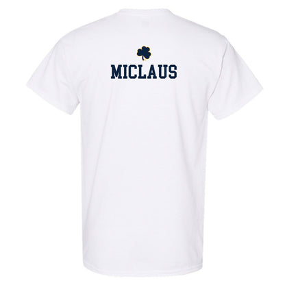 Notre Dame - NCAA Men's Fencing : Justin Miclaus - Classic Shersey T-Shirt-1
