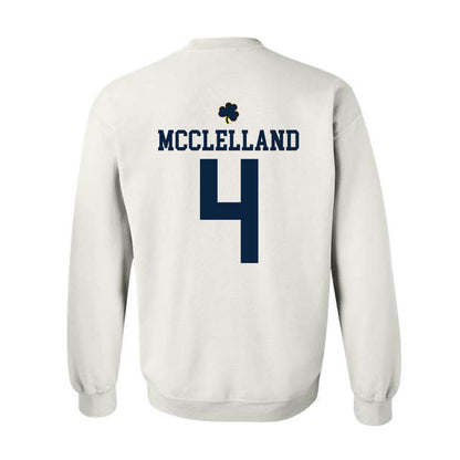 Notre Dame - NCAA Women's Lacrosse : Ellie McClelland - Classic Shersey Crewneck Sweatshirt-1