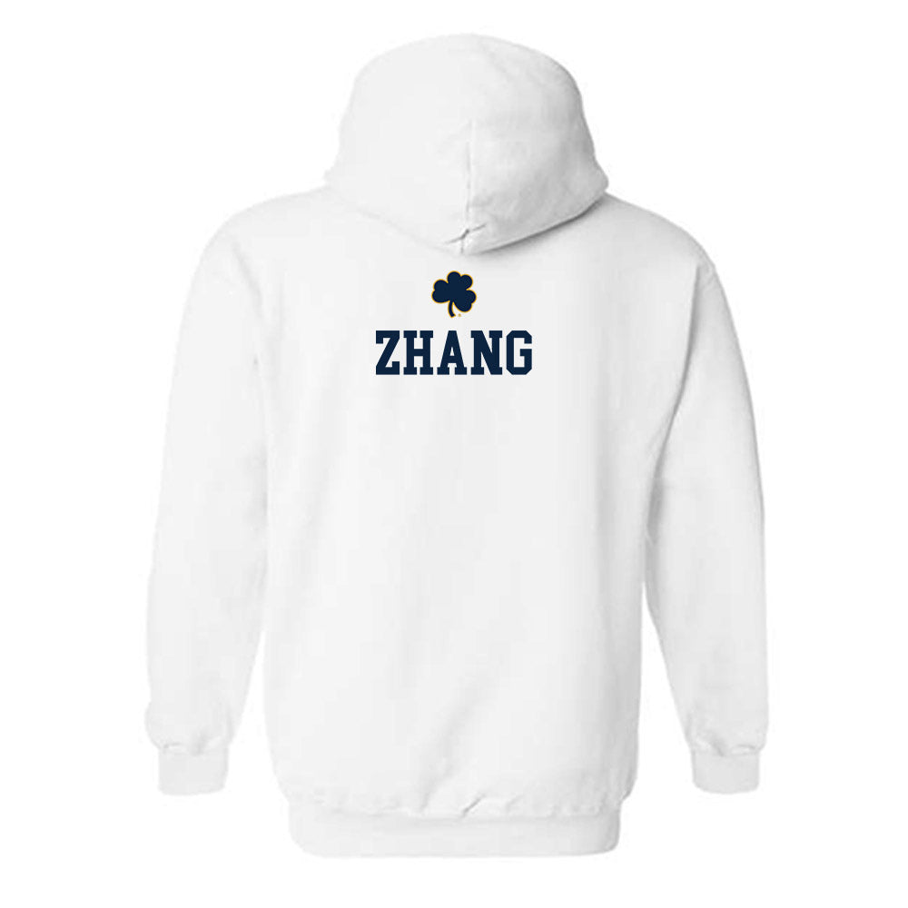 Notre Dame - NCAA Men's Fencing : Isaac Zhang - Classic Shersey Hooded Sweatshirt-1