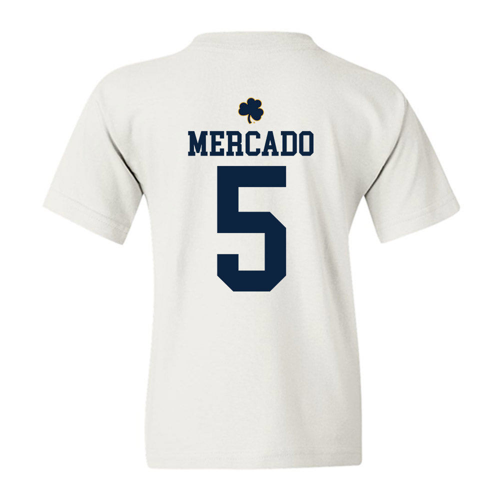 Notre Dame - NCAA Women's Volleyball : Carla Mercado - Classic Shersey Youth T-Shirt-1