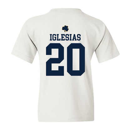 Notre Dame - NCAA Men's Lacrosse : Miguel Iglesias - Classic Shersey Youth T-Shirt-1